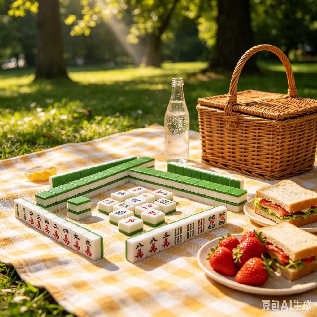 saturated color mahjong set print