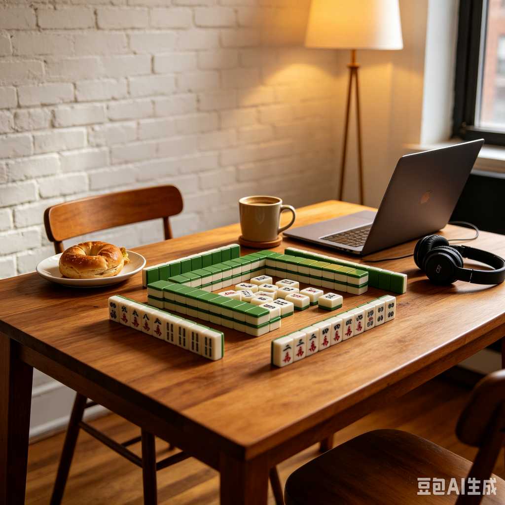 mahjong set for family game night